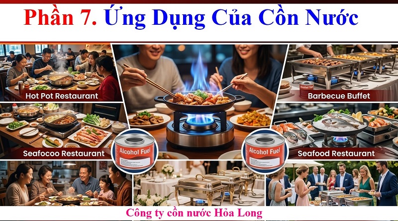 Cồn Nước Cho Nhà Hàng – Giải Pháp Nhiên Liệu An Toàn, Tiết Kiệm Và Hiệu Quả